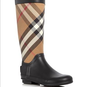 Women’s Clemence Signature Check Rain Boots